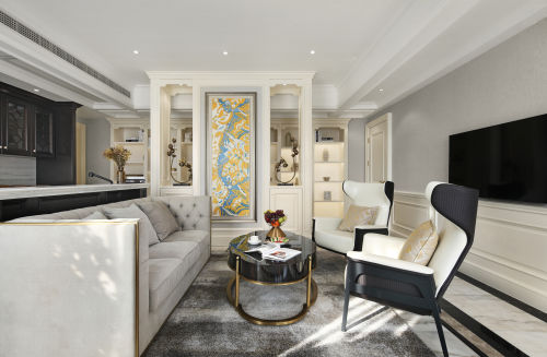 客厅沙发1装修效果图精致934平美式别墅卧室装修美