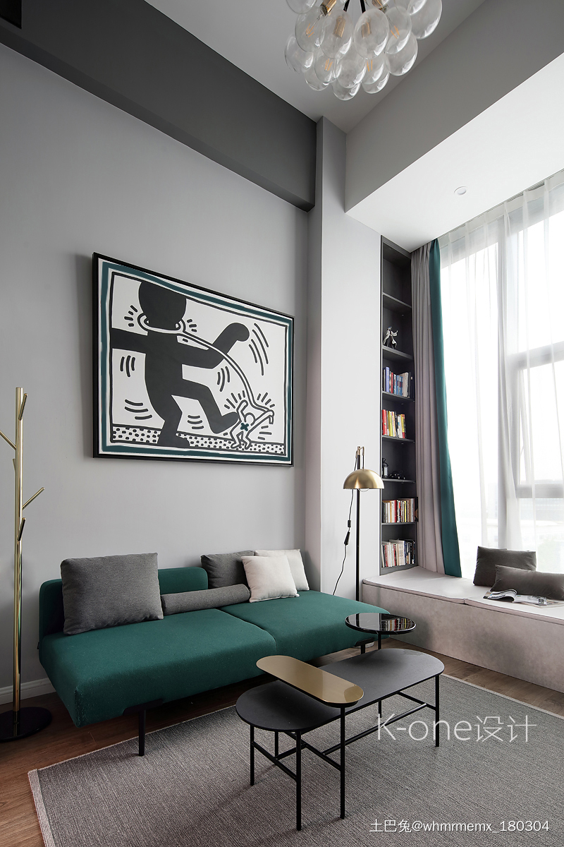 典雅31平现代小户型客厅装修效果图现代简约客厅设计图片赏析
