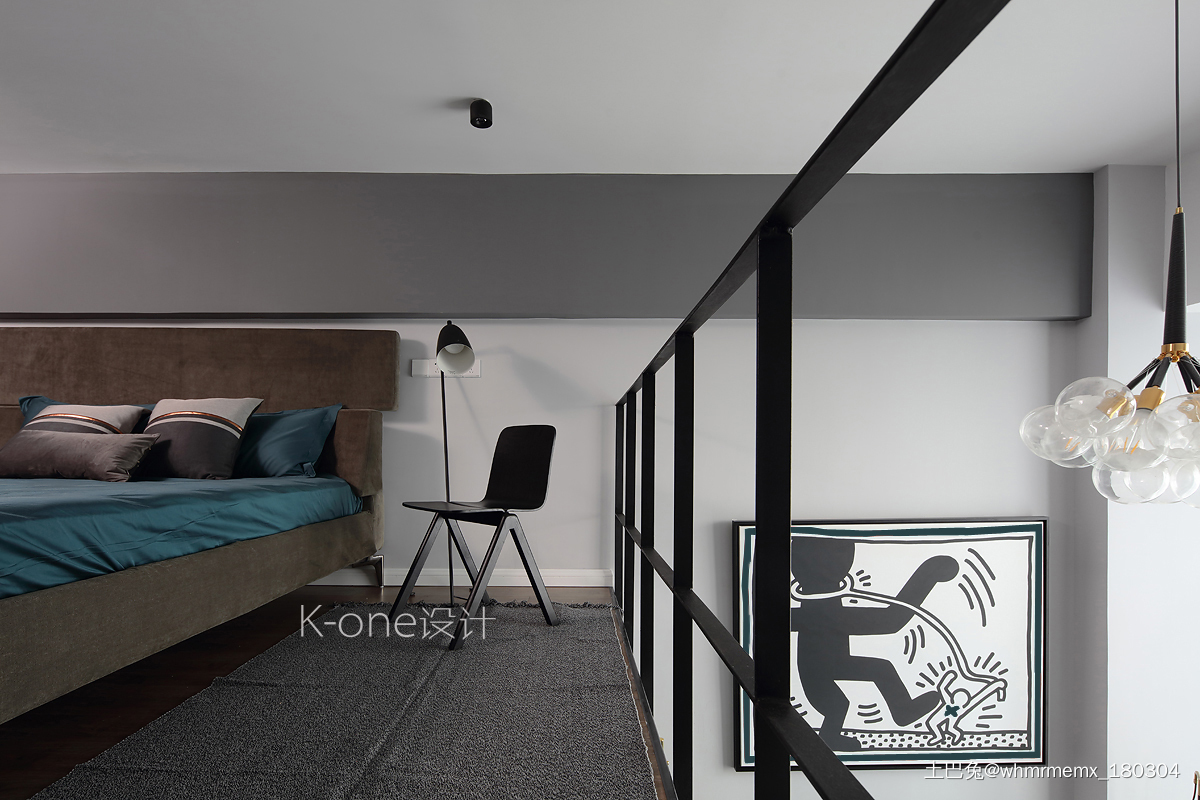 大气33平现代小户型卧室实景图片现代简约卧室设计图片赏析