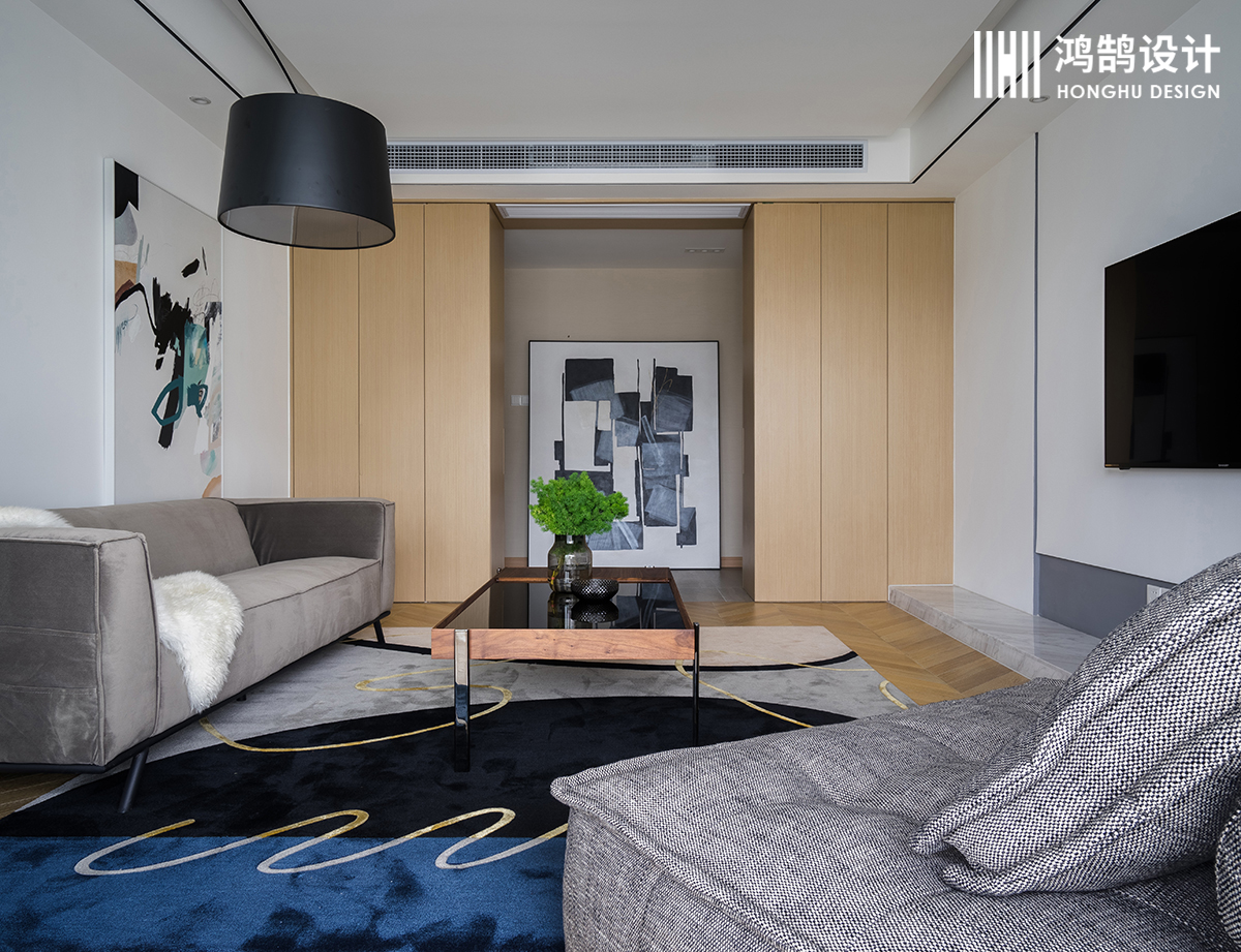 客厅沙发装修效果图明亮79平日式复式客厅案例图日式客厅设计图片赏析