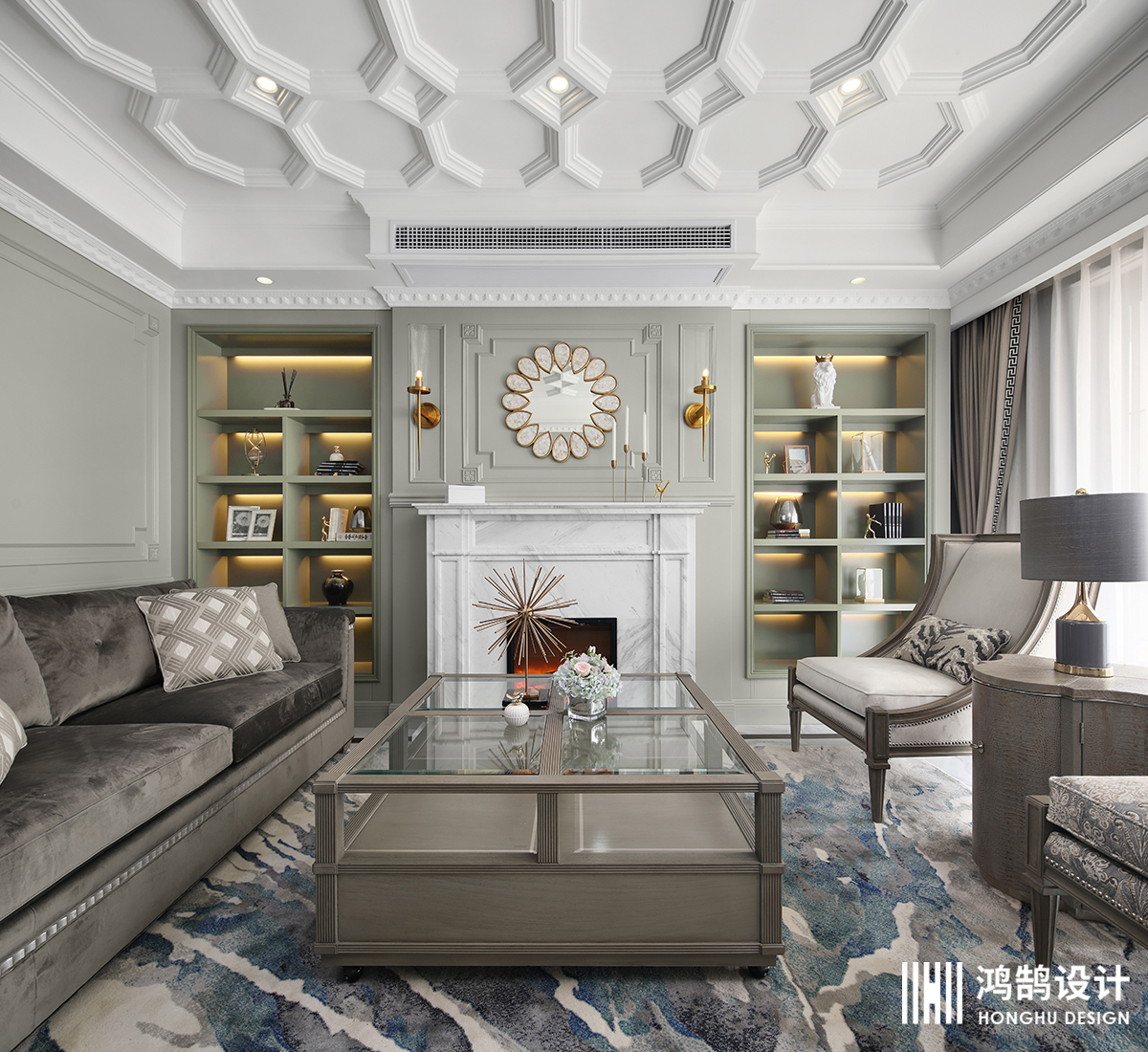 客厅沙发装修效果图浪漫136平法式四居客厅设计图其他客厅设计图片赏析