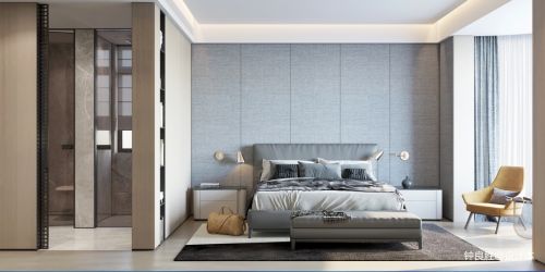 卧室装修效果图简洁100平现代四居卧室装修图