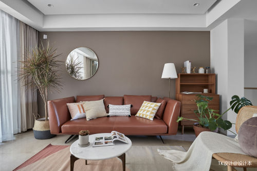 客厅沙发1装修效果图温馨230平混搭三居客厅设计美
