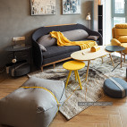 北欧风格之简单家~轻生活客厅设计图