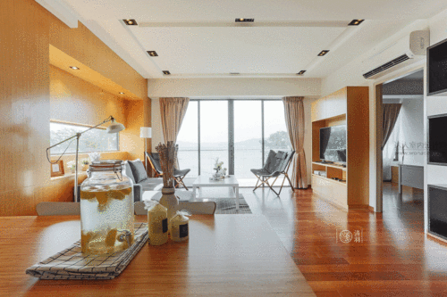 客厅木地板12装修效果图浪漫39平混搭小户型客厅实拍图