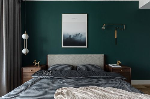 卧室床装修效果图精美36平法式小户型卧室设计效
