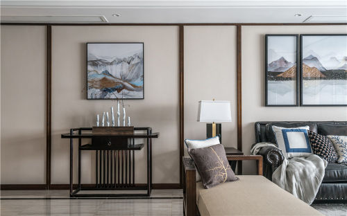 客厅装修效果图浪漫250平中式别墅客厅效果图200m²以上新中式家装装修案例效果图