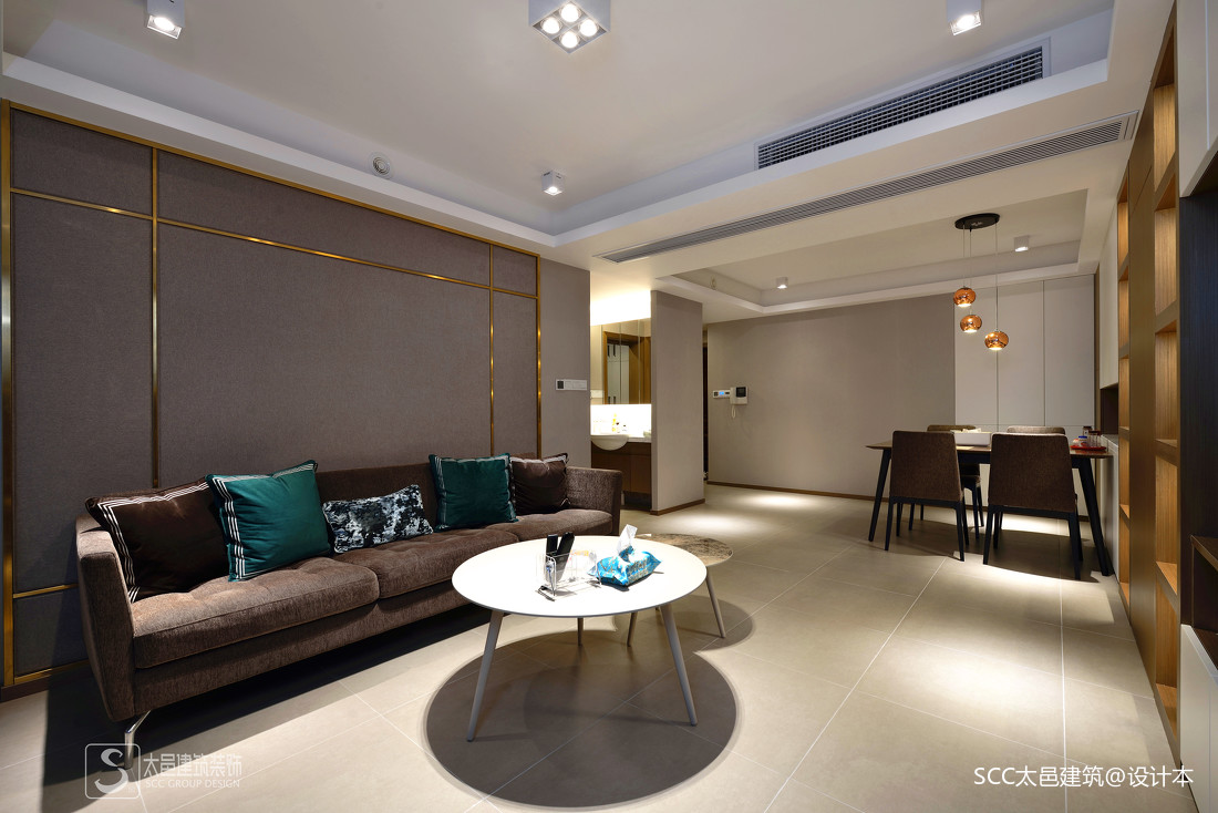 客厅沙发装修效果图大气91平现代三居客厅装修美图现代简约客厅设计图片赏析