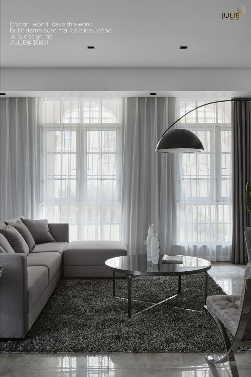 客厅沙发装修效果图平现代别墅客厅布置图