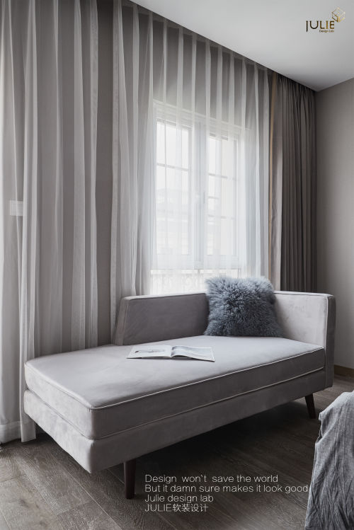 卧室窗帘2装修效果图大气497平现代别墅卧室设计图