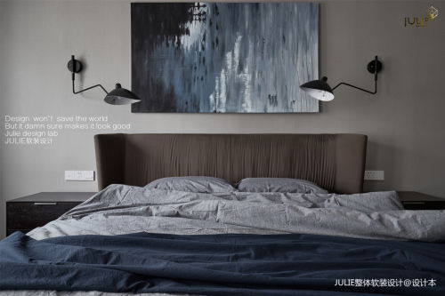 卧室床5装修效果图简洁248平现代别墅卧室美图