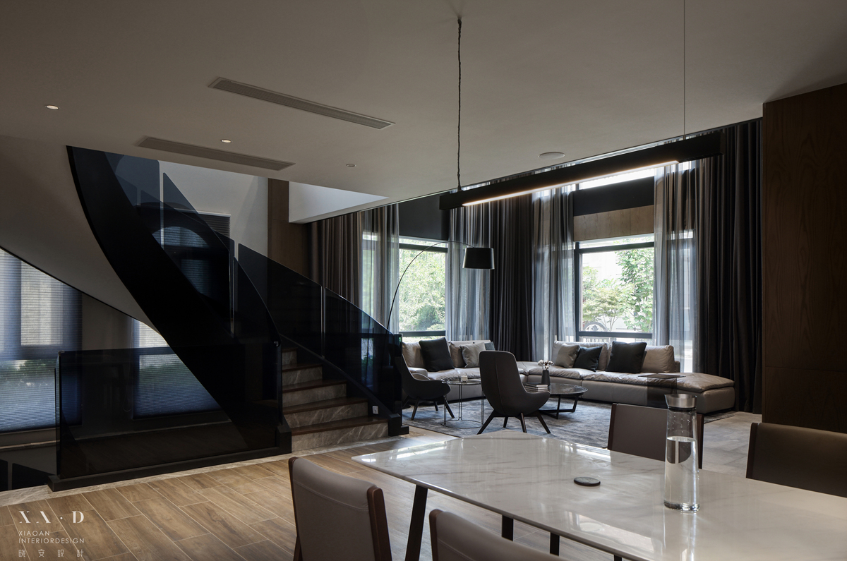 客厅装修效果图浪漫444平现代别墅客厅设计图现代简约客厅设计图片赏析