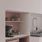 北欧风格洁白厨房设计图