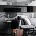 现代风三居客厅沙发装修设计图