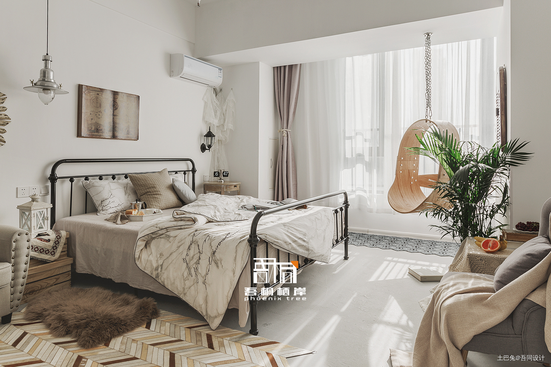 优雅28平法式小户型卧室效果图其他卧室设计图片赏析