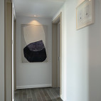 蔚蓝的现代风格三居室过道设计