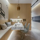 温暖的现代风格小户型客厅设计