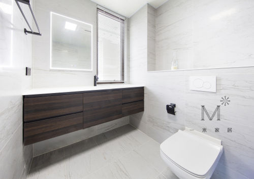 简约的现代北欧风格洗手间设计客厅马桶1图现代简约客厅设计图片赏析