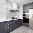 155m²现代风格厨房设计图