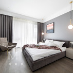 155m²现代风格卧室设计图