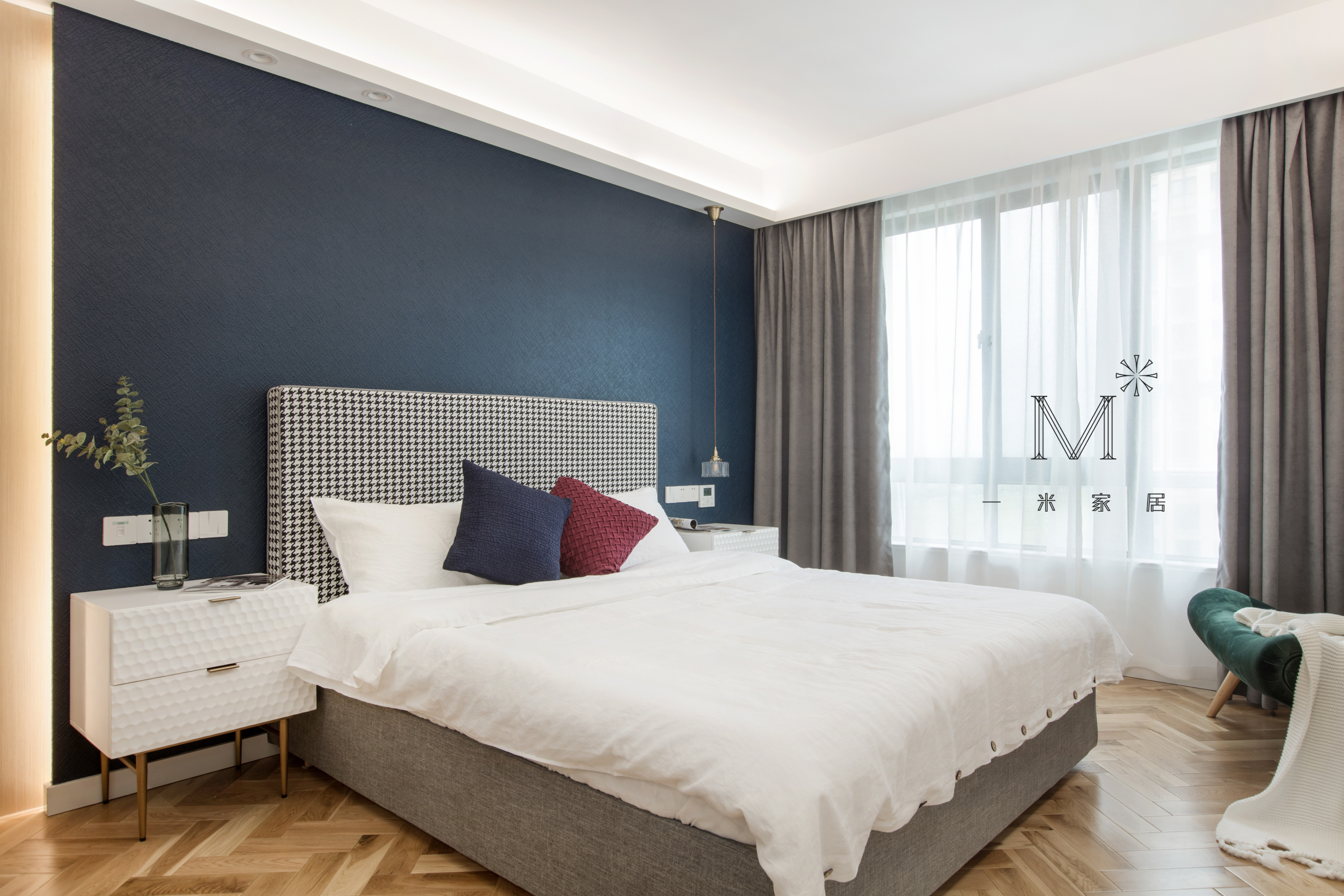 客厅床装修效果图大气79平现代二居客厅布置图现代简约客厅设计图片赏析
