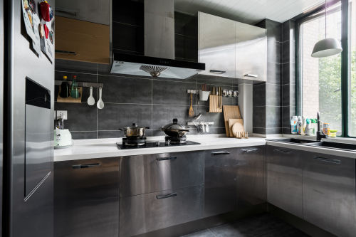 餐厅橱柜1装修效果图典雅64平现代二居厨房设计美图