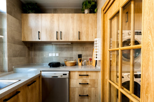 餐厅橱柜1装修效果图优美911平中式别墅厨房图片欣