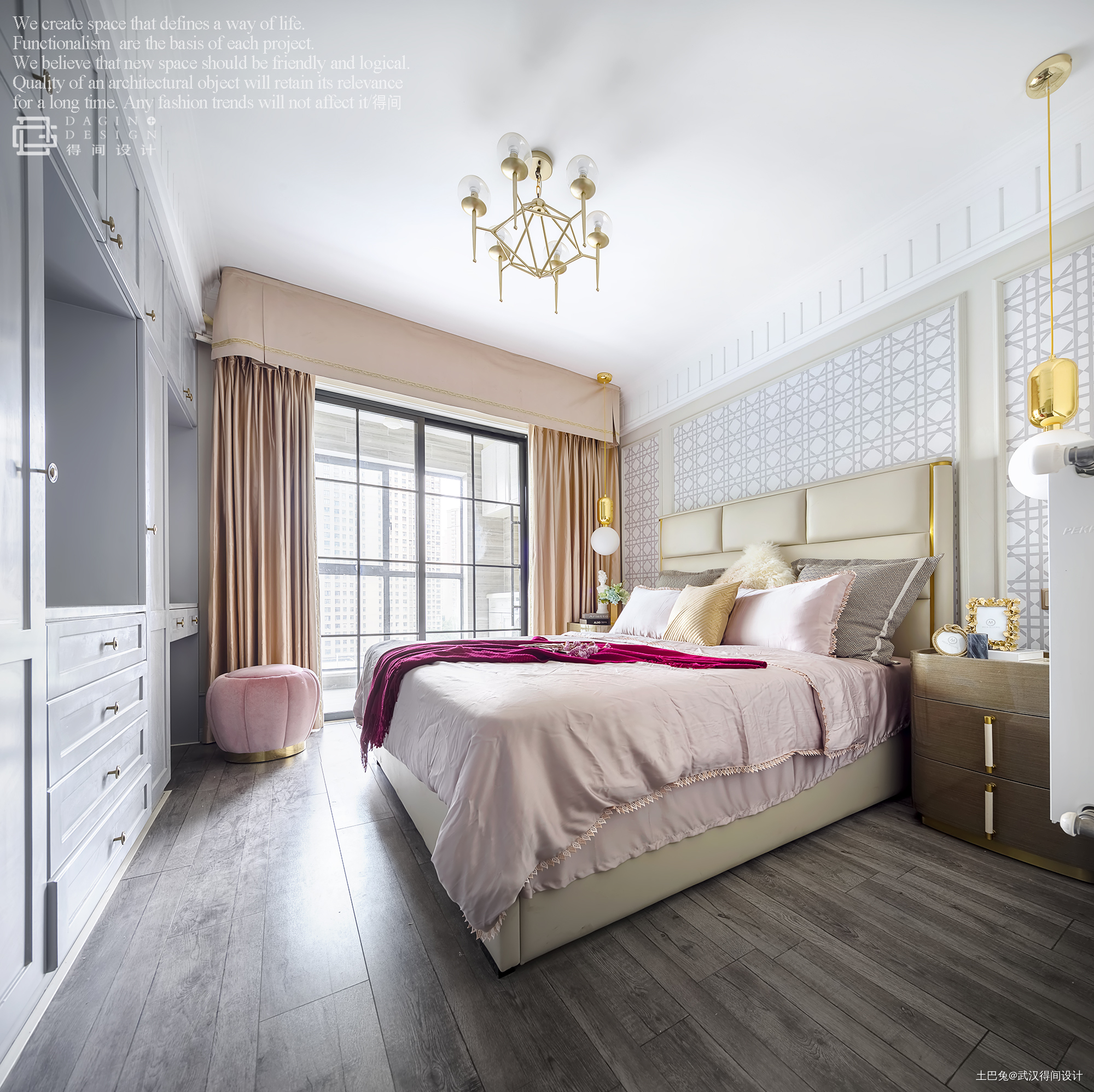 浪漫123平法式三居卧室装修设计图其他卧室设计图片赏析