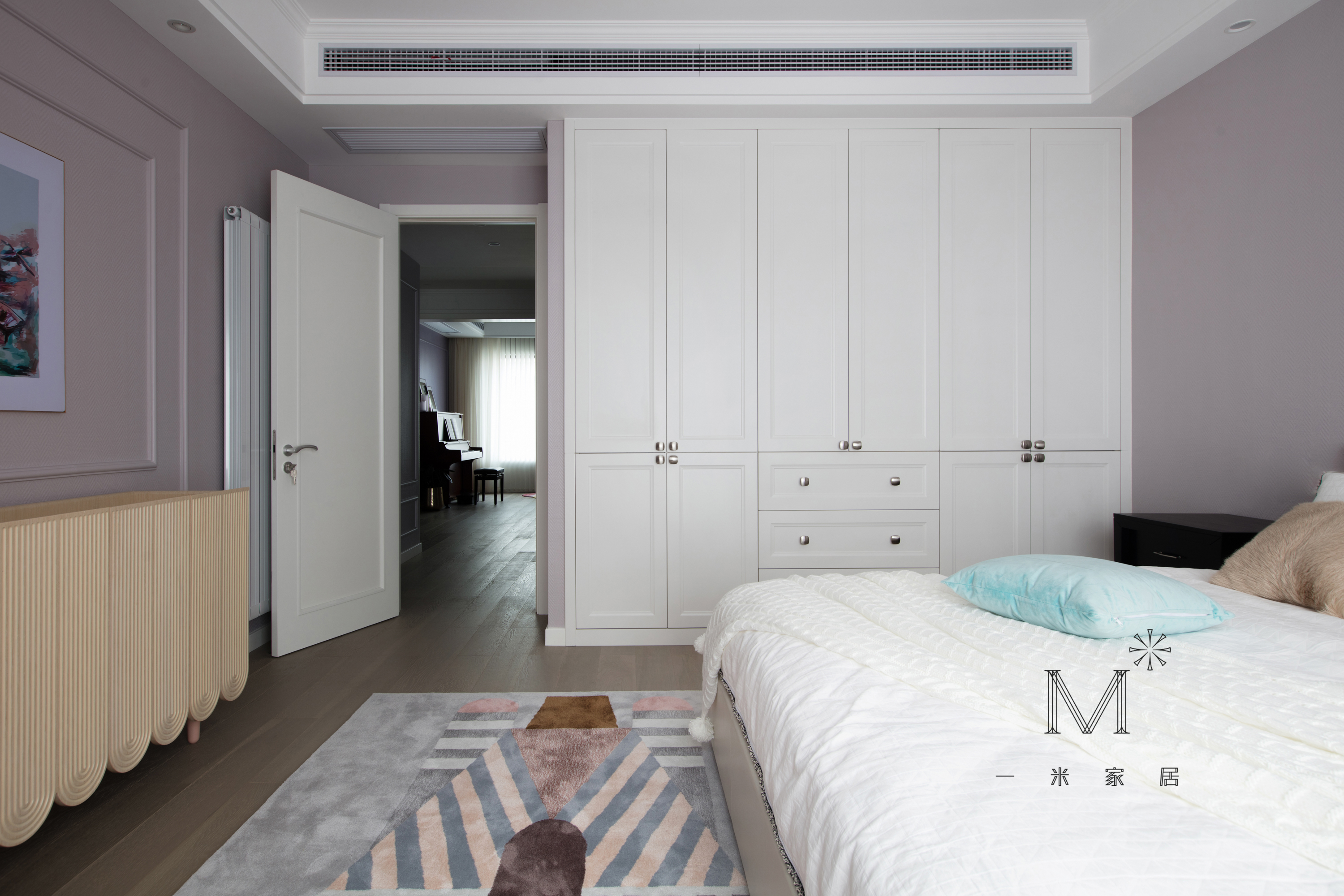 卧室衣柜3装修效果图华丽77平欧式复式装修图其他卧室设计图片赏析