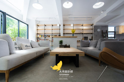 客厅沙发装修效果图轻奢110平现代四居客厅装修案