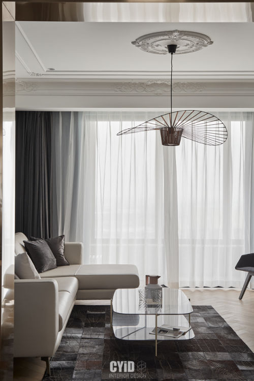 客厅沙发装修效果图质朴21平混搭小户型客厅案例图