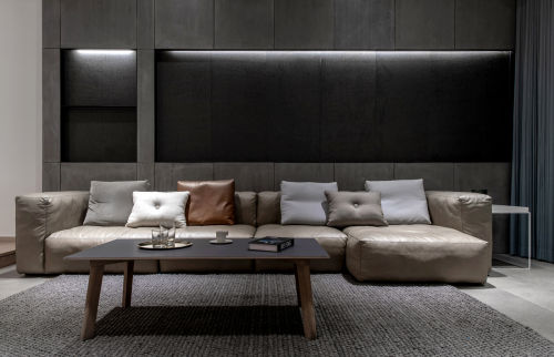 客厅沙发5装修效果图精致873平北欧别墅休闲区设计