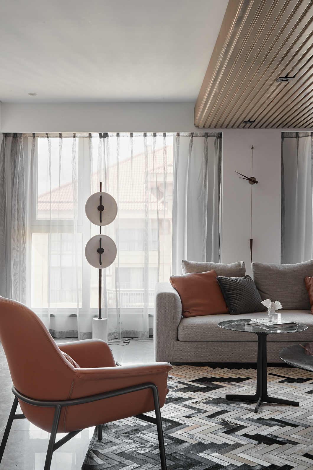 客厅窗帘装修效果图华丽233平现代别墅客厅装潢图现代简约客厅设计图片赏析