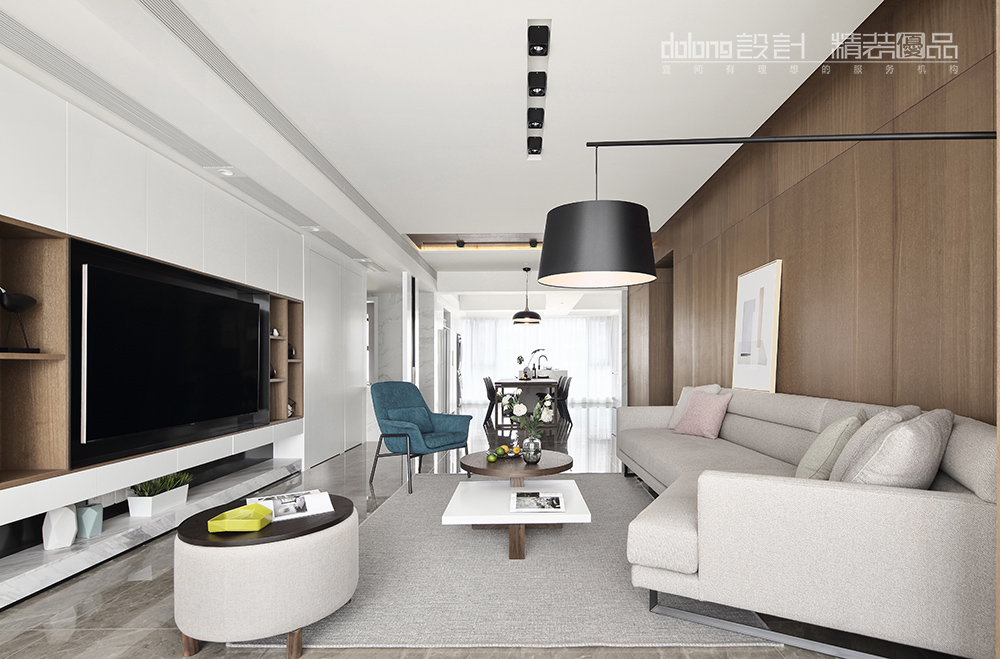 客厅电视背景墙10装修效果图现代小户型客厅沙发设计现代简约客厅设计图片赏析