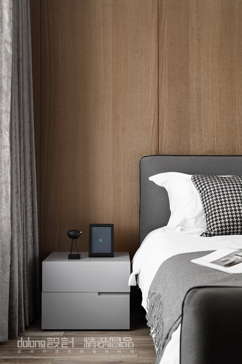卧室床头柜装修效果图精致33平现代小户型卧室设计效现代简约卧室设计图片赏析