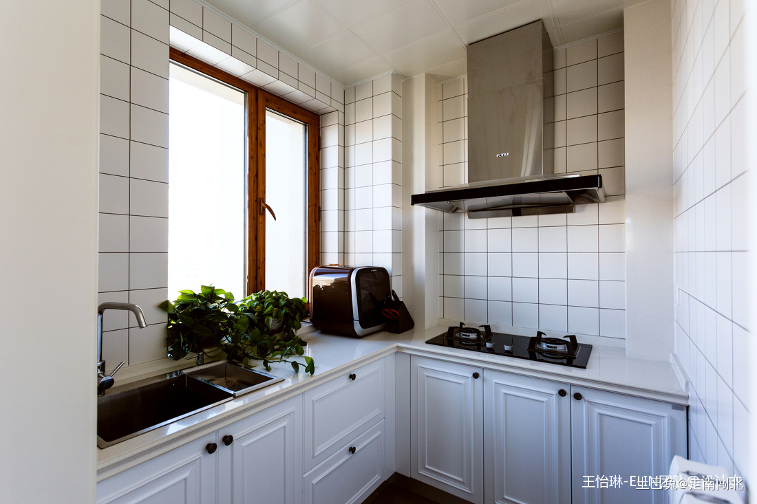 优美137平美式四居厨房装饰图美式厨房设计图片赏析