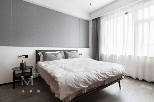 卧室床装修效果图140m²现代卧室设计图