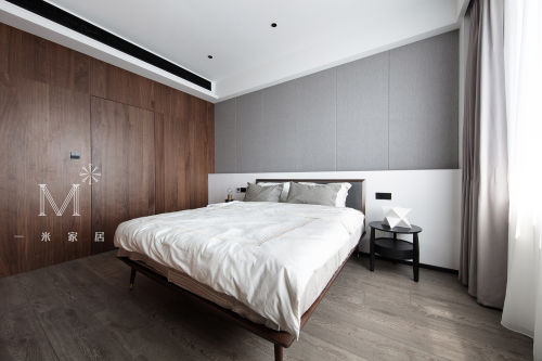 卧室床头柜装修效果图温馨57平现代二居装修图