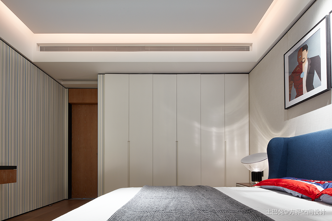 【方界设计新中式】素雅之居新中式卧室设计图片赏析