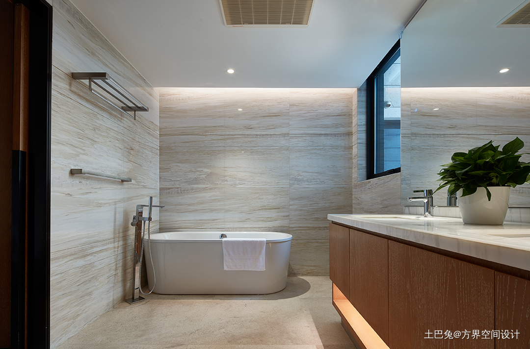 新中式素雅卫浴设计新中式卫生间设计图片赏析