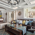 品质美式客厅沙发设计图