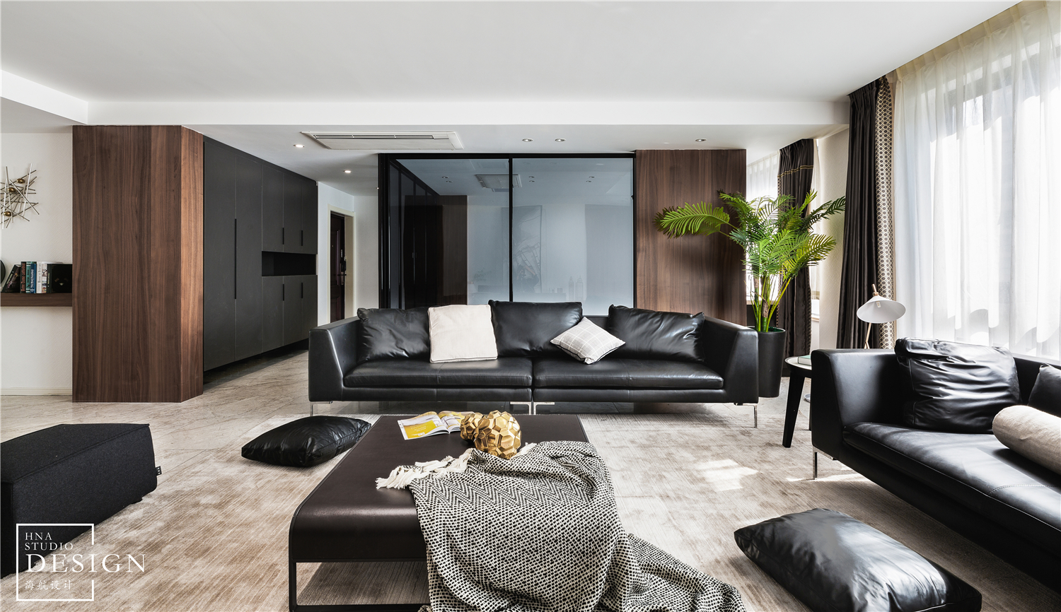 客厅沙发装修效果图通透现代风客厅设计现代简约客厅设计图片赏析