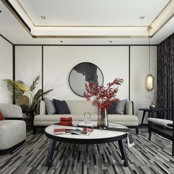 枫·度中式客厅设计图片