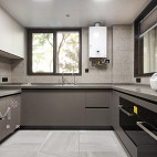 220m²现代简约厨房设计
