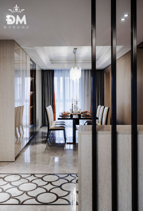 客厅窗帘5装修效果图低奢大平层瑞虹新城品质生活