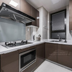 现代二居厨房设计实景图