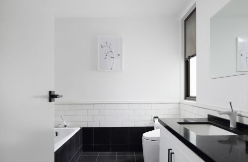卫生间瓷砖装修效果图大气119平北欧三居卫生间效果