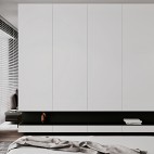 黑白现代卧室设计图