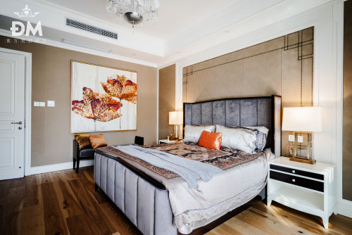 卧室床3装修效果图600平复式住宅卧室设计图