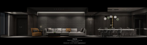 客厅装修效果图浪漫51平现代二居客厅设计案例151-200m²二居现代简约家装装修案例效果图